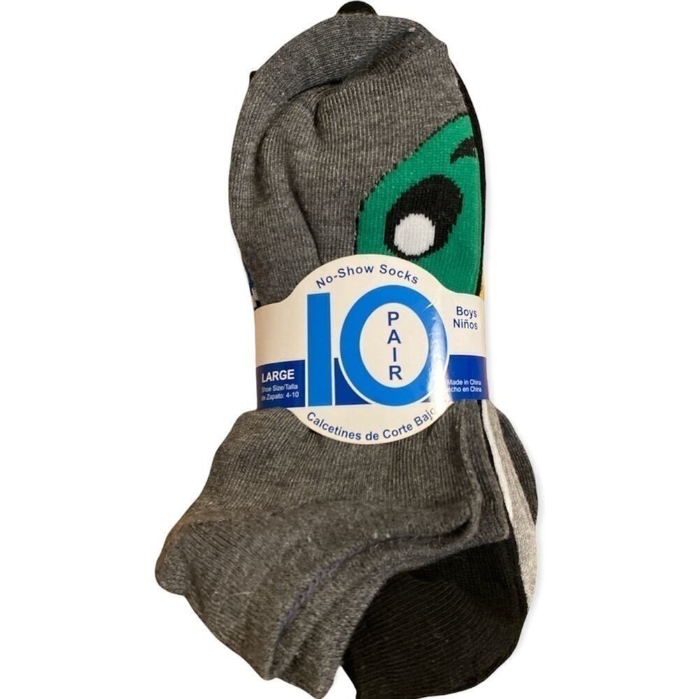 No Show Emoji Socks - 10 Pair New in Package